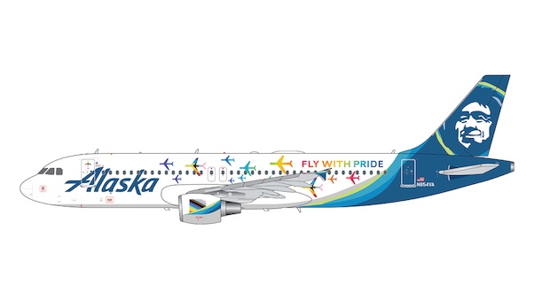 Airbus A320 Alaska Airlines "Fly With Pride" N854VA