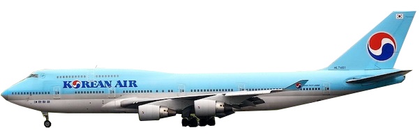 Boeing 747-400 Korean Air HL7461