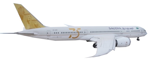 Boeing 787-9 Dreamliner Saudi Arabian Airlines HZ-ARE