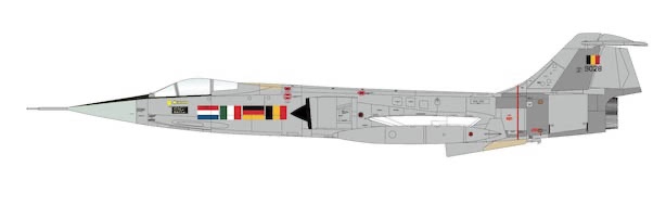 F104G Starfighter "World Speed Record Holder" c/n 9028, Belgium Air Force, June 6, 1963