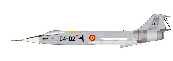 F104G Starfighter C8-2/104-02, Spanish Air Force, 2017