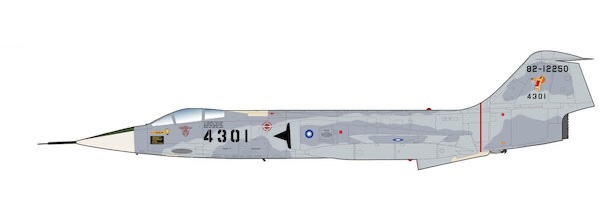 F104G Starfighter 4301, 7th FS., ROCAF, CCK AFB, early 1990s