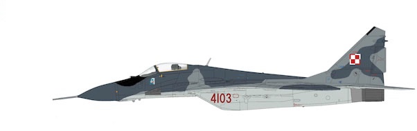 MIG29G Fulcrum (9-12A) 4103, 41st TFS, Baltic Air Policing, Polish Air Force, 2012