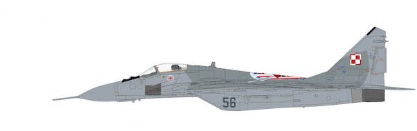 MIG29A Fulcrum 'Wing Cdr. Marian Pisarek" No. 56, 1 ELT, Polish Air Force, Minsk Mazowiecki AB, 2016