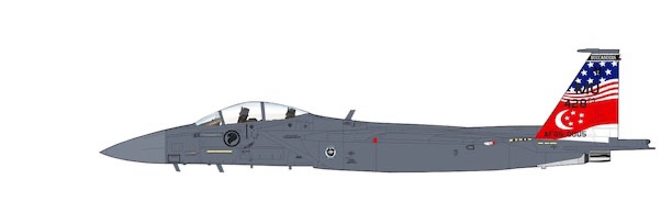 McDonnell Douglas F15SG RSAF "20 Years of Peace Carvin V" AF05-0005, 428th FS Flagship, 2017