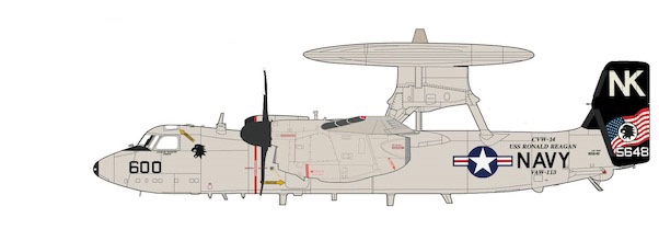 Northrop Grumman E-2C Hawkeye US Navy, 165648, VAW-113 "Black Eagles", June 2006