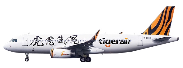 Airbus A320 Tigerair Taiwan "Year of the Tiger" B-50015
