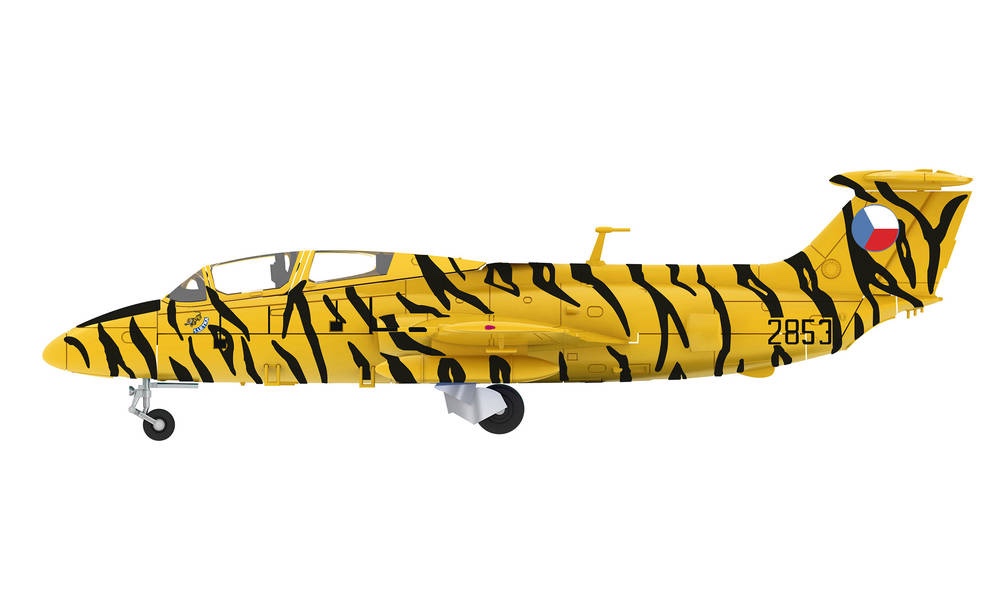 Aero L-29 Delfin Czech A.F. 1st Sqd. 11th Reg. 2853 Tiger