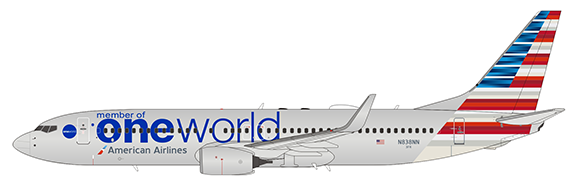 Boeing 737-800 American Airlines onerworld N838NN