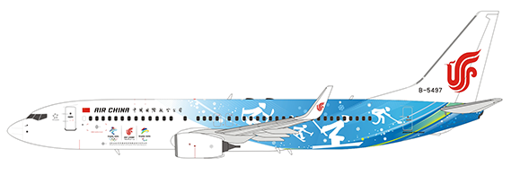 Boeing 737-800 Air China 2022 Beijing Olympic Winter Games B-5497