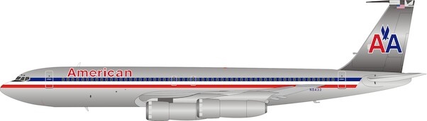 Boeing 707-323B American Airlines N8433 Polished