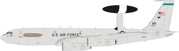 E3B Awacs Sentry US Air Force 75-0560