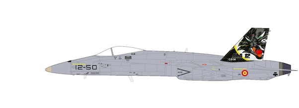 EF-18A Hornet "ALA 12 50th Anniversary" 12-50/C15-34, Ala 12, Spanish Air Force, 2015