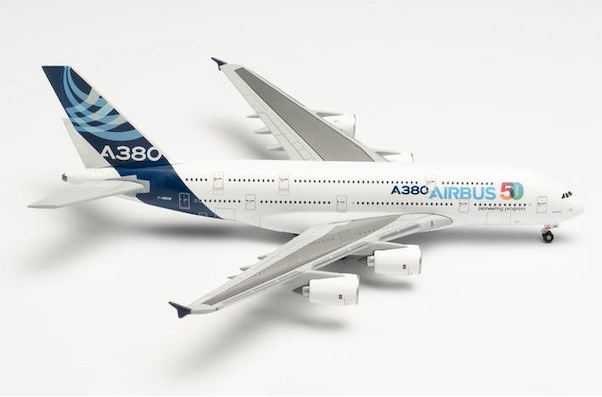Airbus A380 Airbus Industries "50 years pioneering progress" F-WWOW WINGS CLUB EDITION