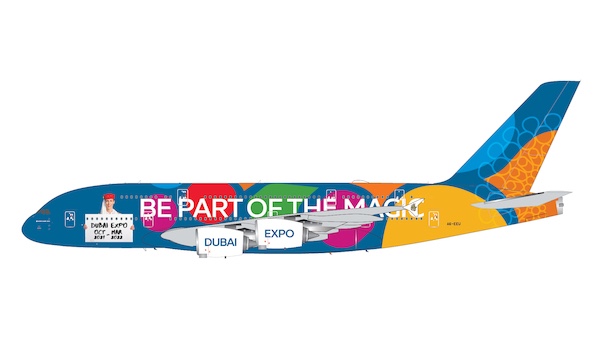 Airbus A380 Emirates "Dubai Expo / Be Part Of The Magic" A6-EEU