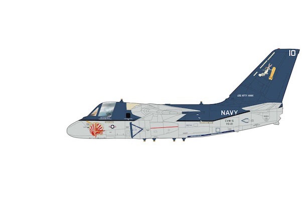 S3A Viking US Navy, "VS-21 decommissioning scheme" BuNo 160604, VS-21, USS Kitty Hawk, Jan 2005