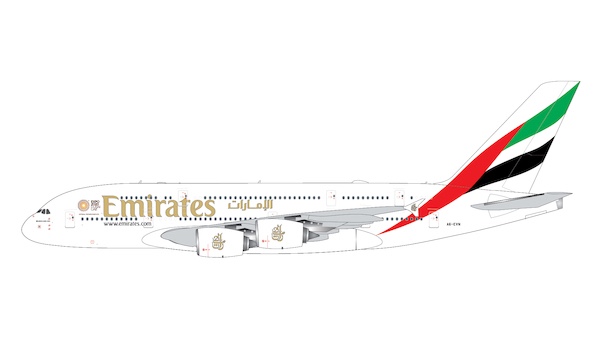 Airbus A380 Emirates A6-EVN w/ small "Expo 2020" logo