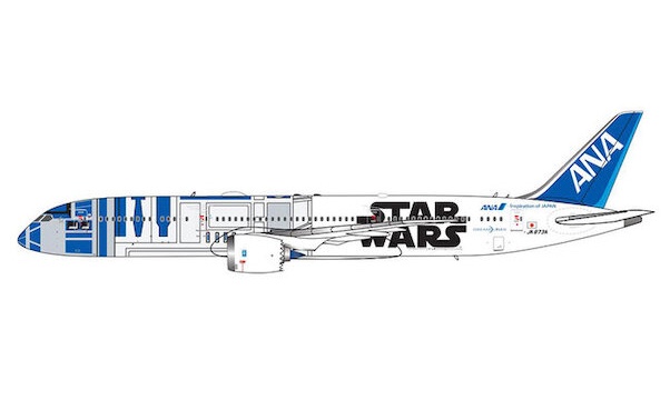 Boeing 787-9 Dreamliner ANA All Nippon R2D2 Star Wars JA873A