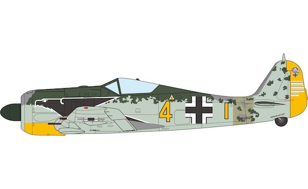 FW190A-4 Luftwaffe Major Siegfried Schnell, JG2, France, 1943