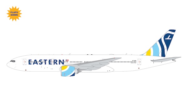 Boeing 777-200ER Eastern Airlines N771KW flaps down