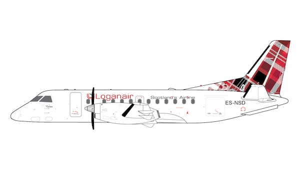 Saab 340B Loganair ES-NED