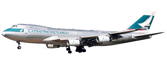 Boeing 747-400F Cathay Pacific Cargo "Silver Bullet" B-HUP Interactive Series
