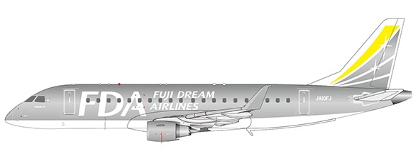 Embraer ERJ170-200STD Fuji Dream Airlines JA10FJ With Stand