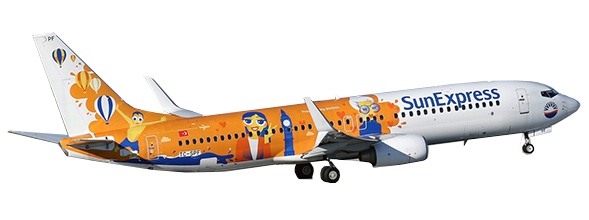 Boeing 737-800 SunExpress "Proudly Flying Boeing" TC-SPF