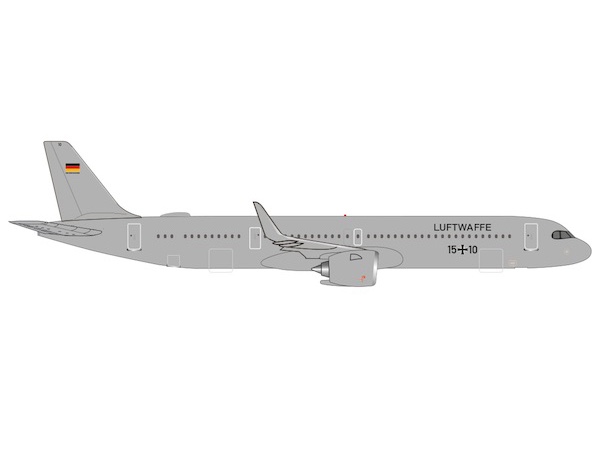 Airbus A321 LR Luftwaffe Flugbereitschaft 15+10