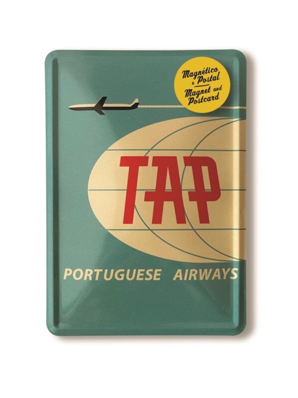 Postal Metálico TAP Vintage