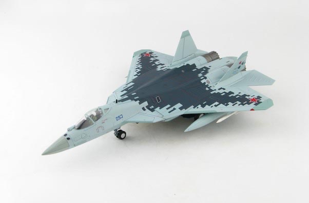 Sukhoi SU57 Stealth Fighter Bort 053, Russian Air Force, March 2019
