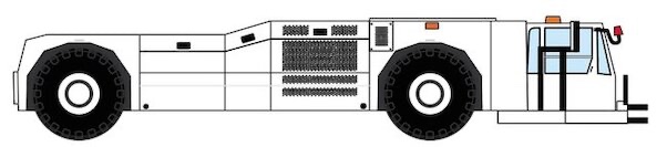 Airport Accessories Blank Towbarless Tractor