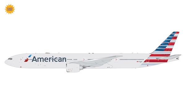 Boeing 777-300ER American Airlines N736AT flaps down
