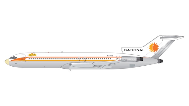 Boeing 727-200 National Airlines N4732 Sun King livery w/ polished belly