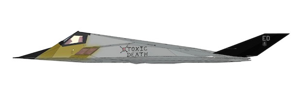 F117A Nighthawk USAF, "Toxic Death" 79-10781, 1991