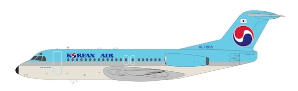 Fokker F28-4000 Fellowship Korean Air HL7265