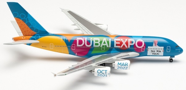 Airbus A380 Emirates Expo 2020 Dubai Be Part of the Magic A6-EEU