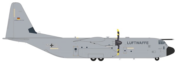 Lockheed Hercules C130J-30 Luftwaffe Franco-German 55+01
