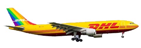 Airbus A300B4-600R(F) DHL "Pride Livery" D-AEAS
