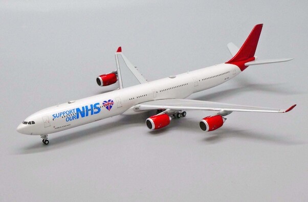 Airbus A340-600 "Thank our NHS" Maleth Aero 9H-PPE