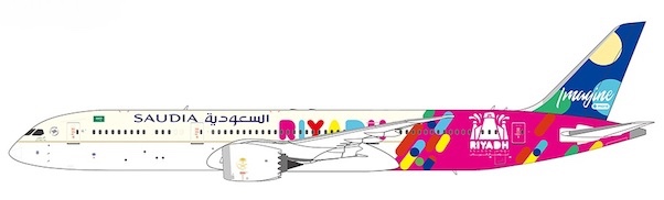Boeing 787-9 Dreamliner Saudi Arabian Airlines "Riyadh Season" HZ-ARB