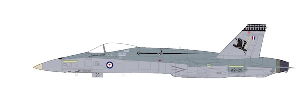 F/A-18A Hornet "Top Hat" A21-29, 75 Sqn., RAAF, 1990
