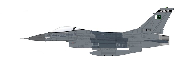 F16AM Fighting Falcon 84705, Pakistan Air Force, 2016