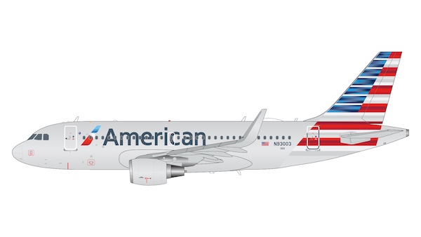Airbus A319 American Airlines N93003