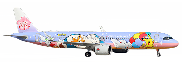 Airbus A321neo China Airlines "Pikachu Jet CI" B-18101