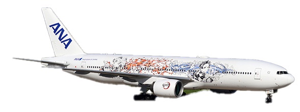 Boeing 777-200ER All Nippon Airways "Demon Slayer: Kimetsu no Yaiba Livery" Flap Down JA745A