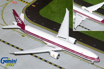 Boeing 777-300ER Qatar Airways A7-BAC 25th Anniversary retro livery