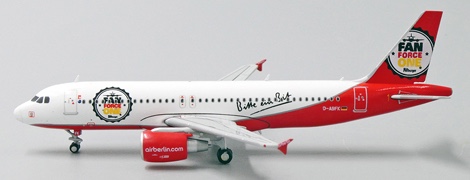 Airbus A320 Air Berlin "Fan Force One" D-ABFK