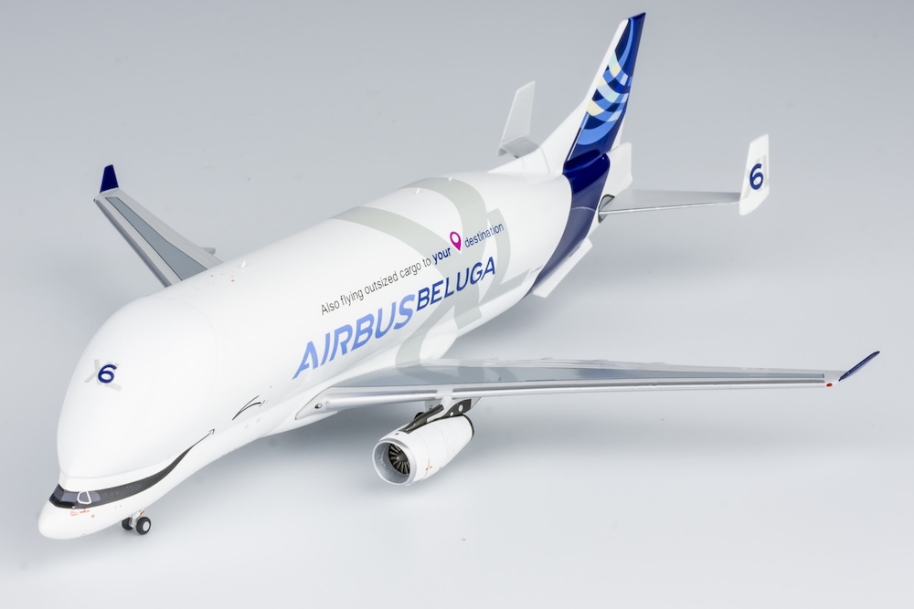 Airbus A330-743L Airbus Beluga XL 6# F-GXLO with "Also flying outsized cargo to your destination" titles