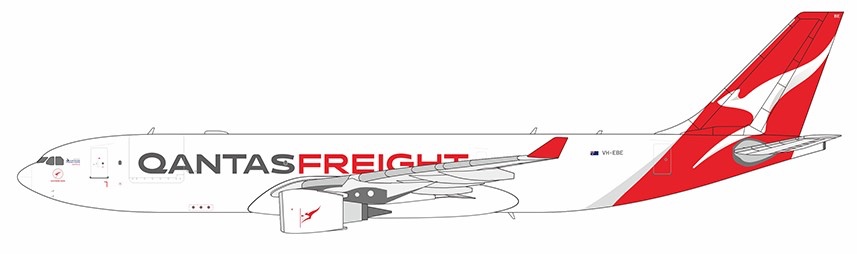 Airbus A330-200P2F Qantas Freight VH-EBE